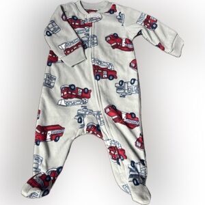3 Month baby boy fleece sleep and play pajamas